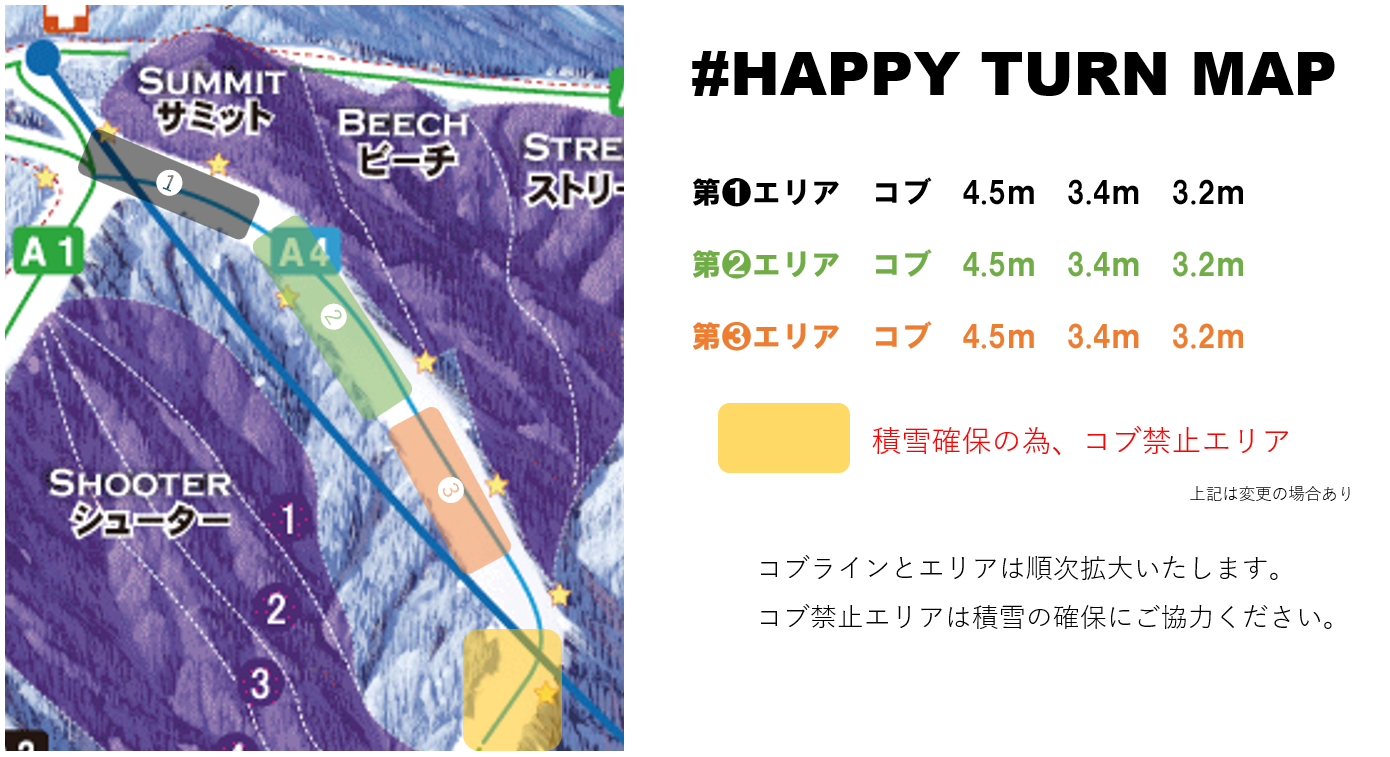 Happy Turn planned map (2024–25)